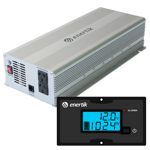 Inversor de Potencia con Panel 12V-2000W