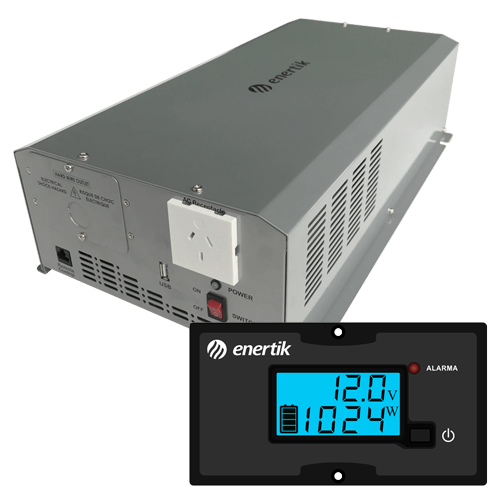 Inversor de Potencia con Panel 12V-2500W